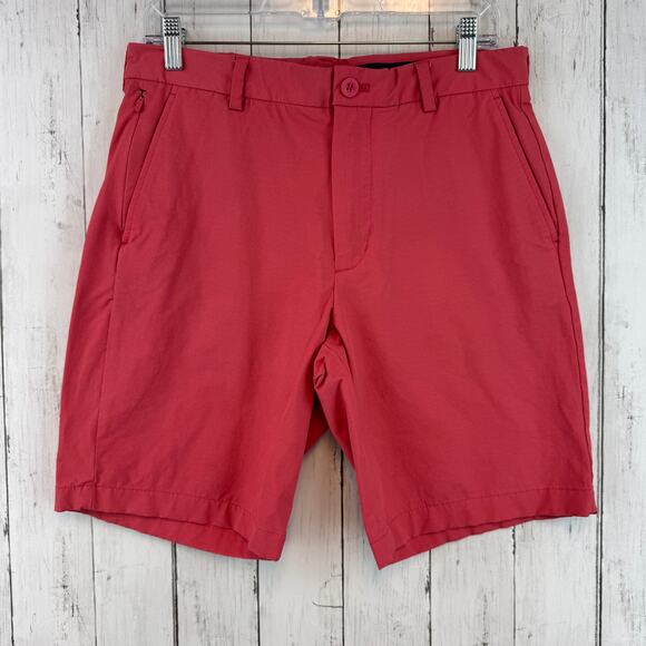 Vineyard Vines Sailors Red 9 Inch Performance On-The-Go Shorts 1H001073 Size 30 - Picture 2 of 16